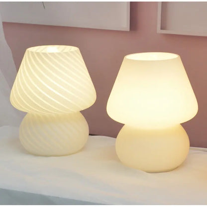 Glass Translucent Bedside Lamp